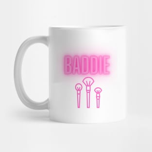 Baddie - White/Pink Mug